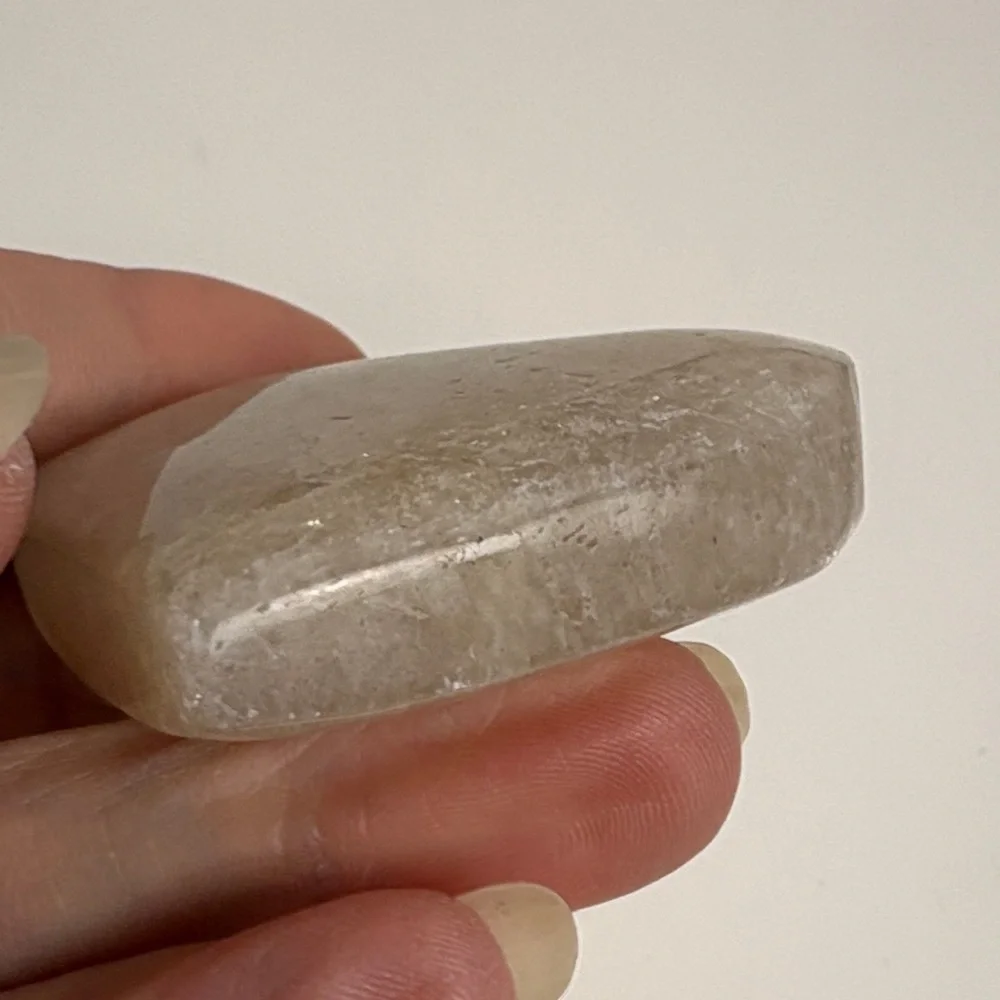 Iridescent Moonstone Heart-Shaped Stone - Picture 7 of 11